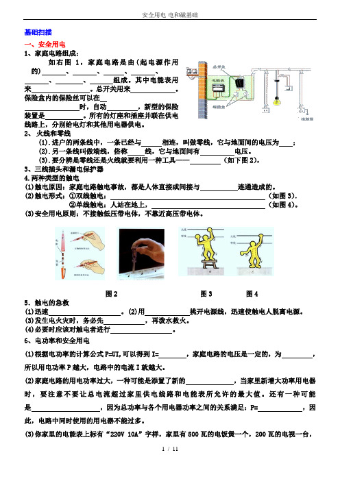 安全用电-电和磁基础