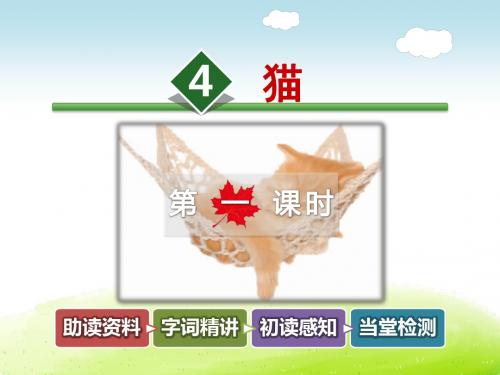 猫PPT课件最新3上教科版