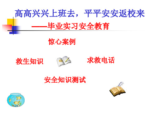 实习安全教育课件