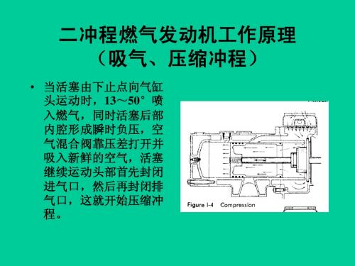 二冲程燃气发动机工作原理