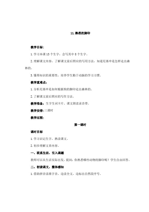 11.熟悉的脚印