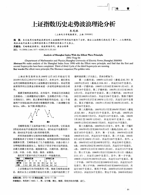 上证指数历史走势波浪理论分析