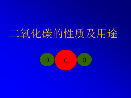 二氧化碳的性质及用途