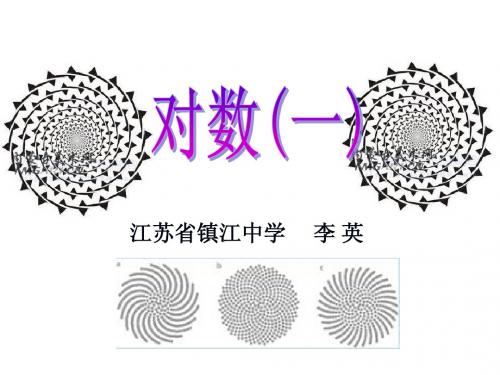 2013年江苏省高中数学优秀课评比课件--李英(对数)