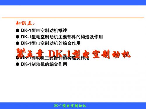 1.DK-1概述  1次课 边讲大图