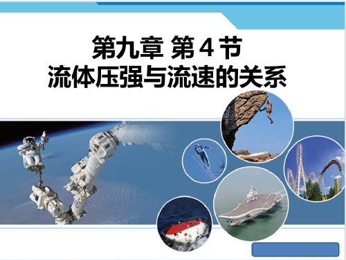 9.4流体压强与流速的关系