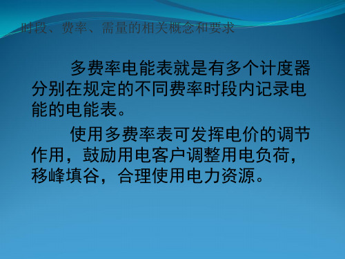 分时需量电能表