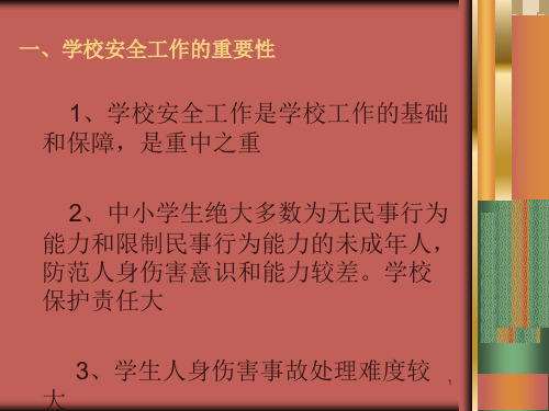 最新学生伤害事故的预防与处理pptPPT课件