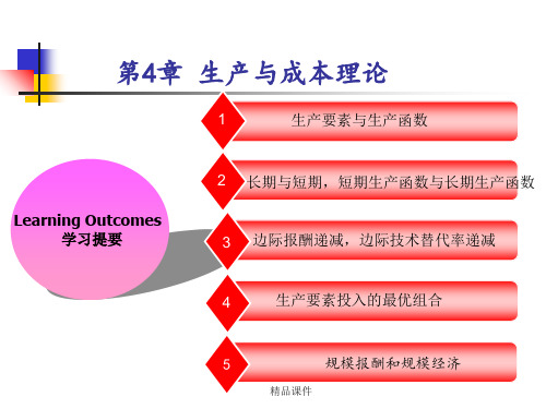 生产与成本理论ppt课件