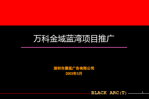 万科金域蓝湾项目推广_房地产策划案