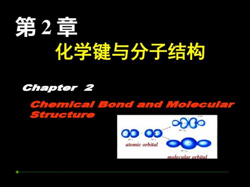 全国高中化学竞赛分子结构课件