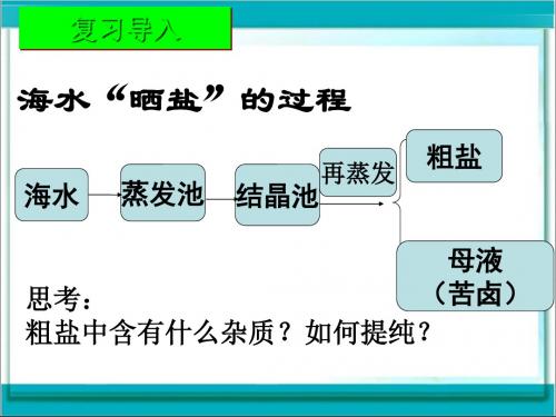 海水中的化学PPT课件5(8份) 鲁教版5