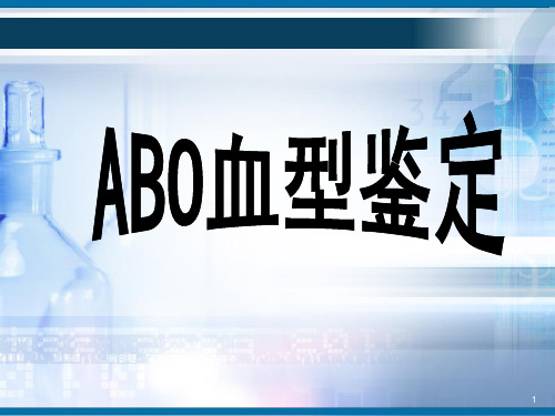 ABO血型鉴定PPT课件