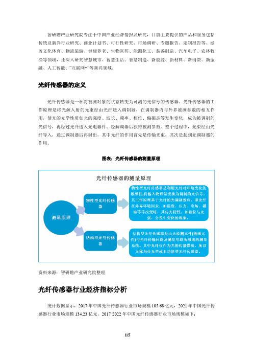 中国光纤传感器行业市场需求与投资规划分析报告