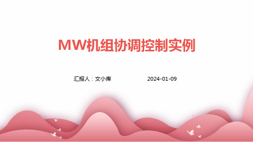 MW机组协调控制实例