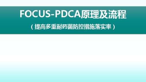 FOCUS-PDCA原理及流程