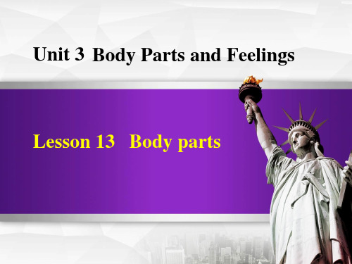 《Body Parts》Body Parts and Feelings .PPT公开课