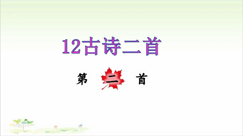 一年级下册语文ppt-12.古诗二首——小池(共31页)优秀课件-部编版