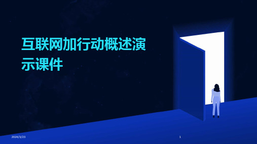 2024年度互联网加行动概述演示课件