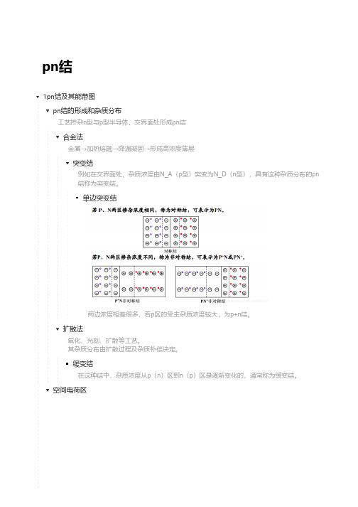 pn结知识点