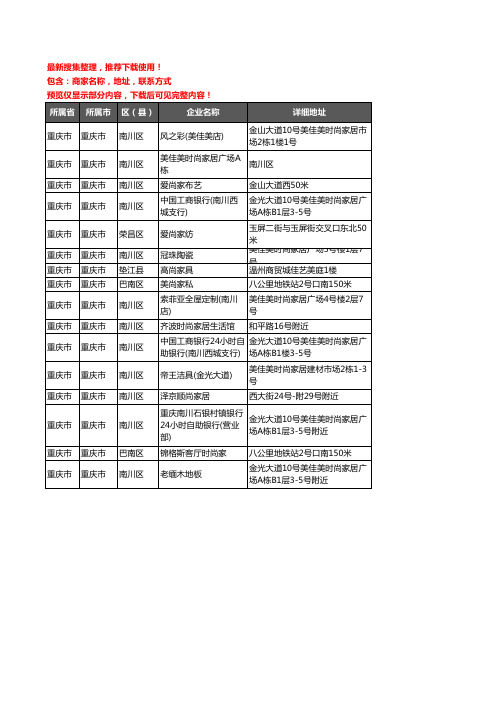新版重庆市轮毂商家企业公司商家户名录单联系方式地址大全16家