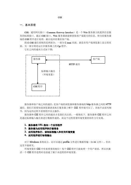 CGI编程完全手册(个人学习笔记)