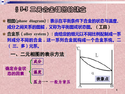 二元合金的相结构与结晶相图建立与匀晶相图2258103