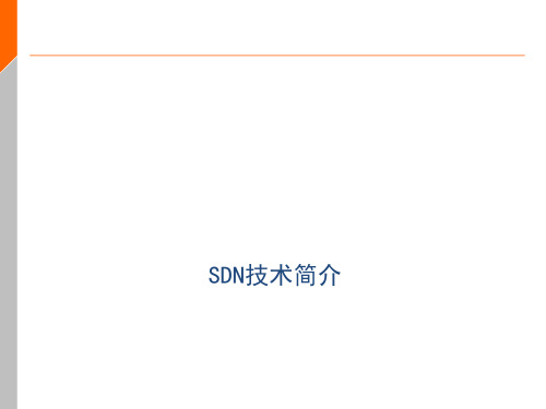 SDN技术简介ppt课件