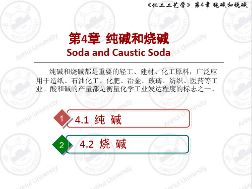 4化工工艺学第四章纯碱和烧碱