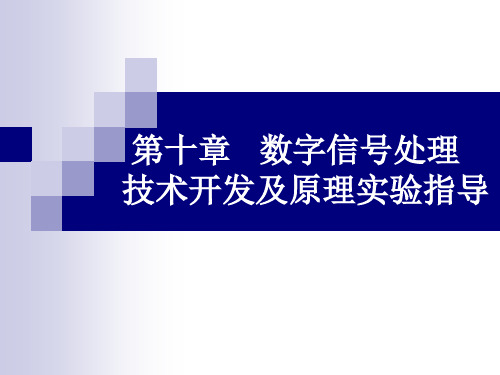 数字信号处理器技术原理与开发应用(第二版)-课件-10