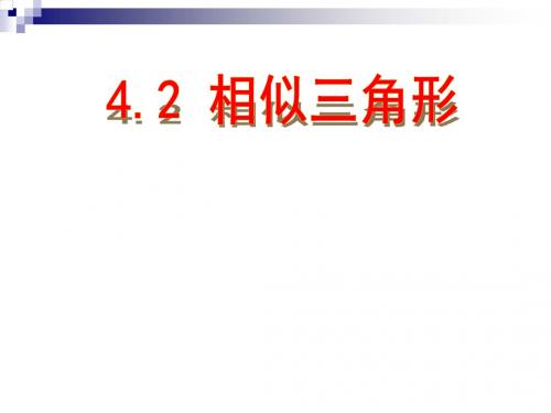 _4.3相似三角形课件(浙教版九年级上)