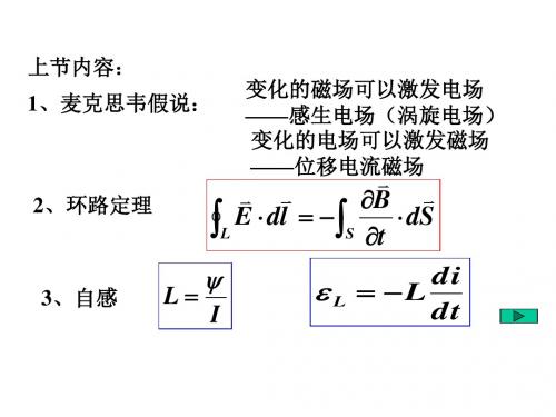 3,麦克斯韦方程组 电磁波要点