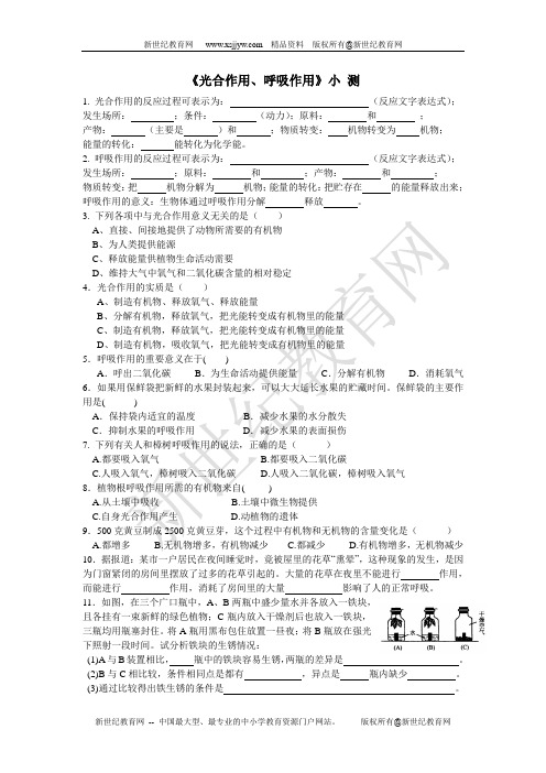 浙教版科学中考第一轮复习学案(完整版)(广东省深圳市)-19