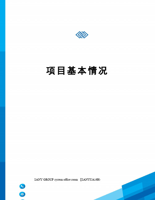 项目基本情况