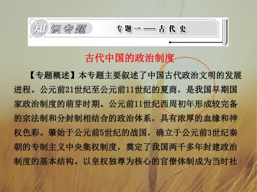 高中历史课件-高一历史古代中国的政治制度2(2) 最新