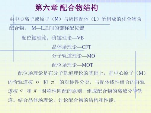 配合物结构