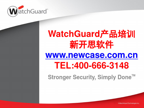 watchguard防火墙培训中文资料