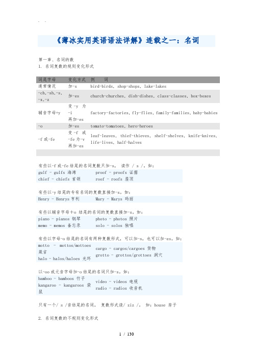 薄冰实用英语语法详解