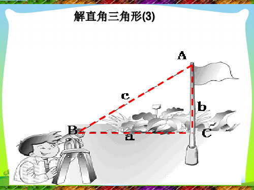 浙教版九年级数学下册第一章《解直角三角形2》公开课课件