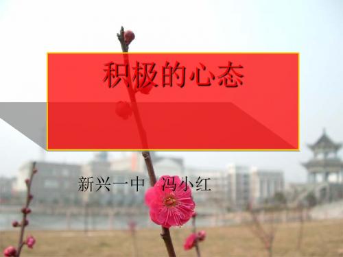 主题班会：积极的心态——成功的一半ppt