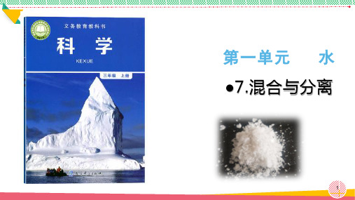 小学科学《混合与分离》优质课件