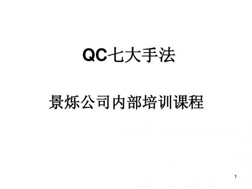 QC七大手法(精简版)