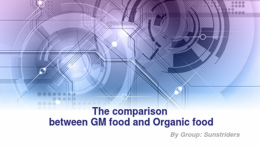 英文对转基因食品与有机食品的观点