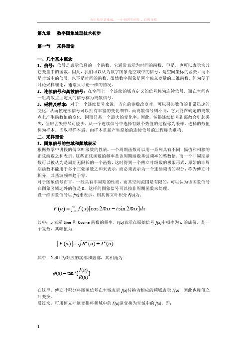 数字图像处理技术初步