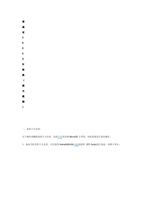 诺基亚5800XM软格(图文教程)