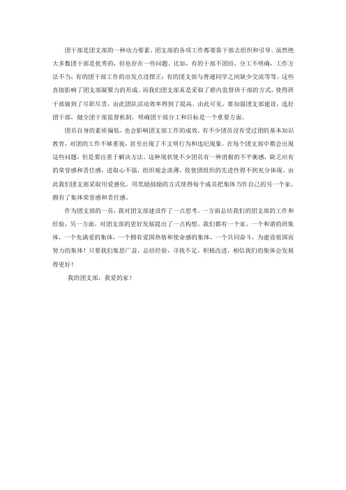 我的支部我的家