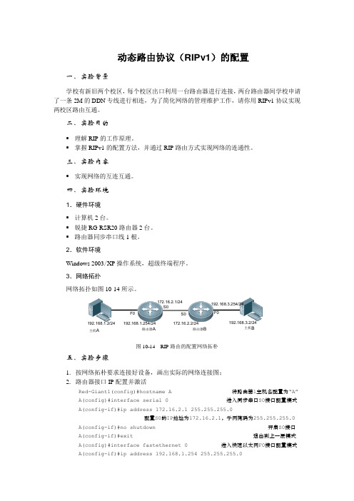 6.RIP动态路由协议