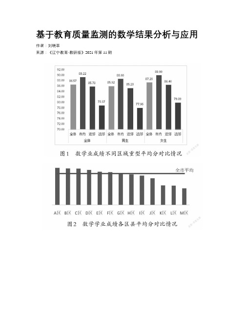 基于教育质量监测的数学结果分析与应用