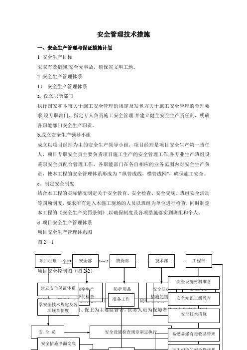 安全管理技术措施