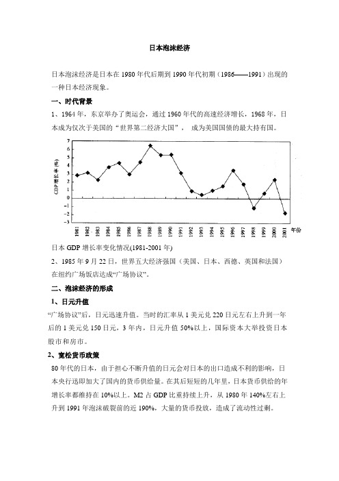 日本泡沫经济